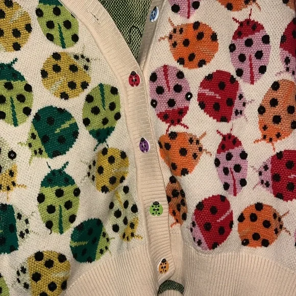 Queen of sparkles ladybug cardigan - Picture 2 of 4